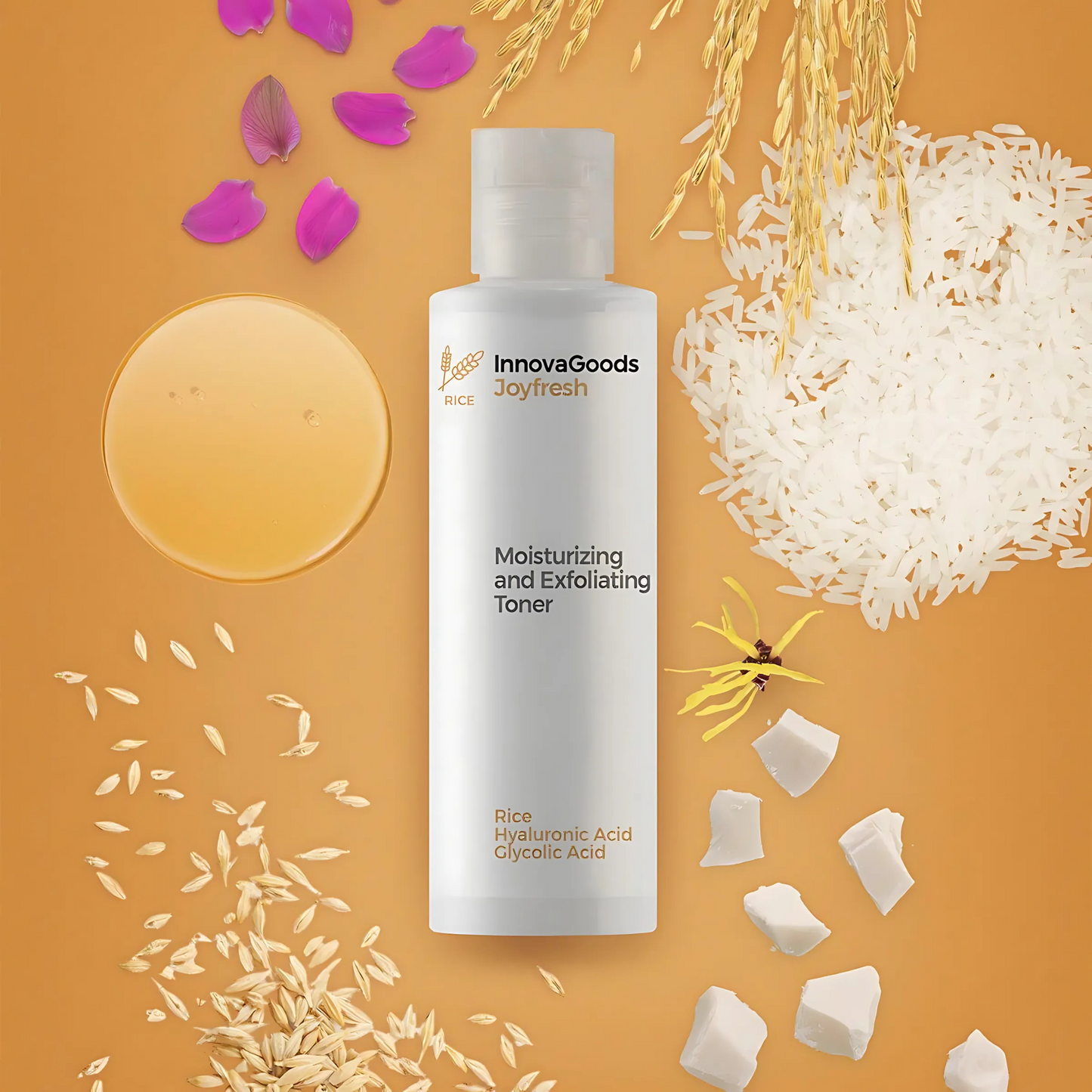 Pack de Rutina Facial y Corporal Rice InnovaGoods