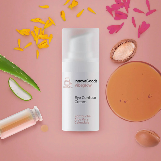 Pack Tratamiento Antiojeras Triple Acción Kombucha InnovaGoods
