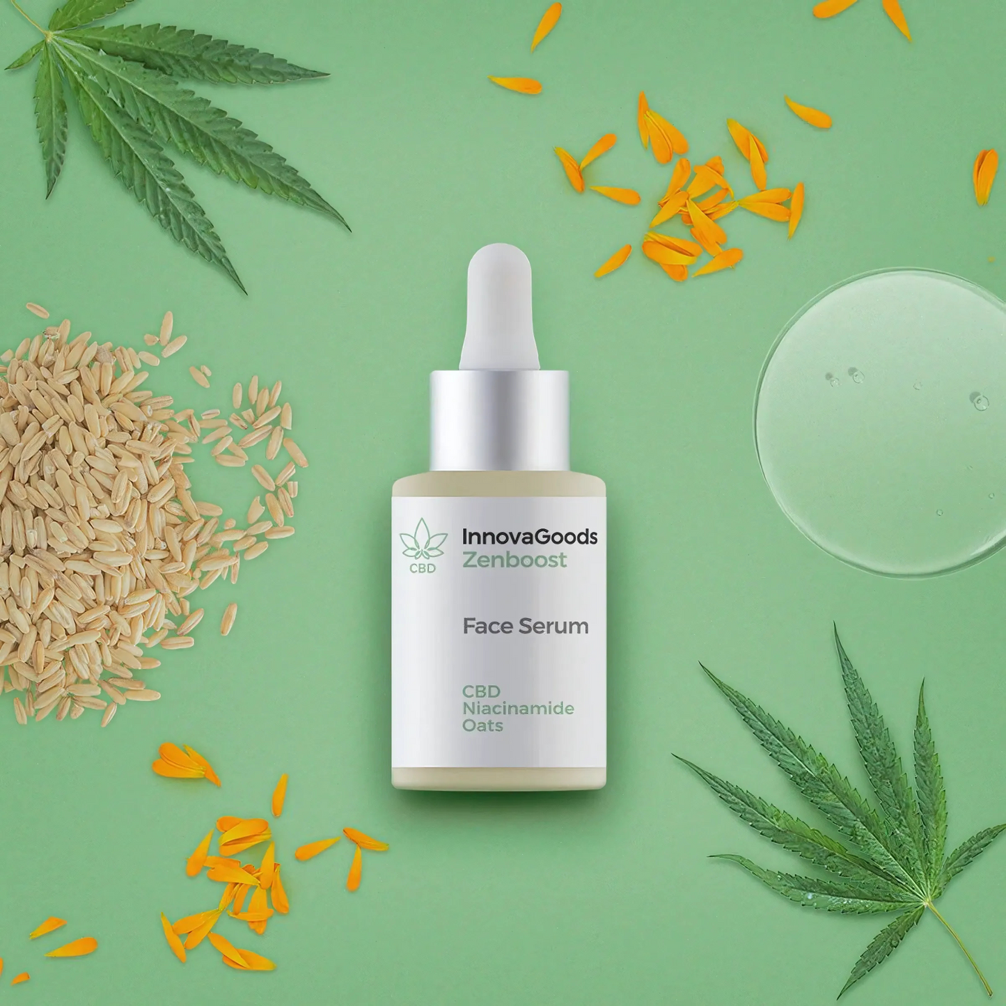 Pack de Rutina Facial y Corporal CBD InnovaGoods