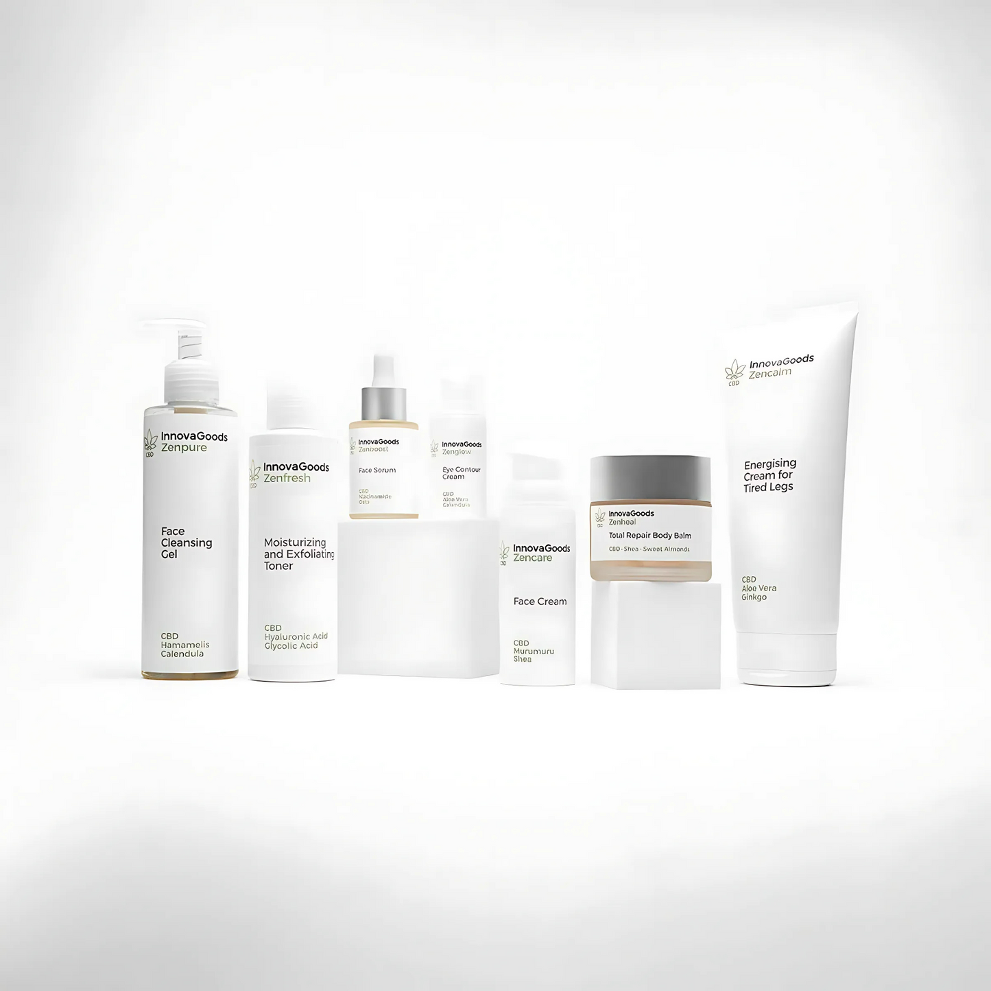 Pack de Rutina Facial y Corporal CBD InnovaGoods