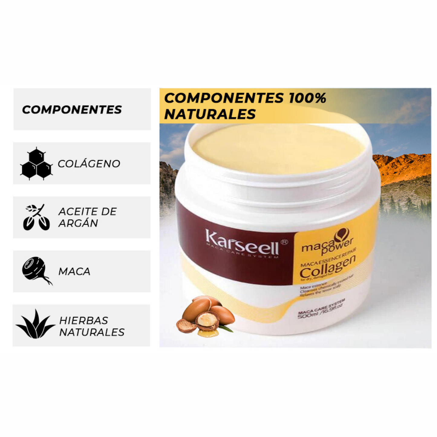Mascarilla Capilar Reparación Karseell