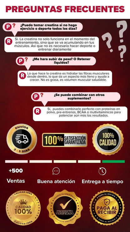 Old School Labs creatina para mujer - OMNYA GO FIT