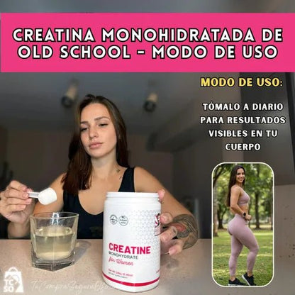 Old School Labs creatina para mujer - OMNYA GO FIT