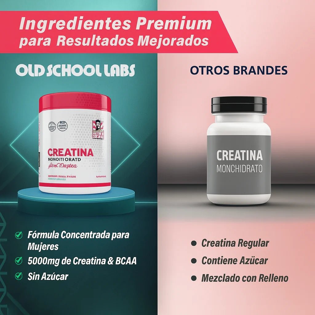 Old School Labs creatina para mujer - OMNYA GO FIT