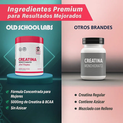 Old School Labs creatina para mujer - OMNYA GO FIT
