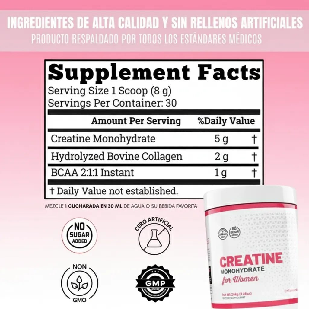 Old School Labs creatina para mujer - OMNYA GO FIT