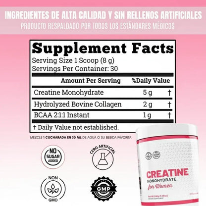 Old School Labs creatina para mujer - OMNYA GO FIT