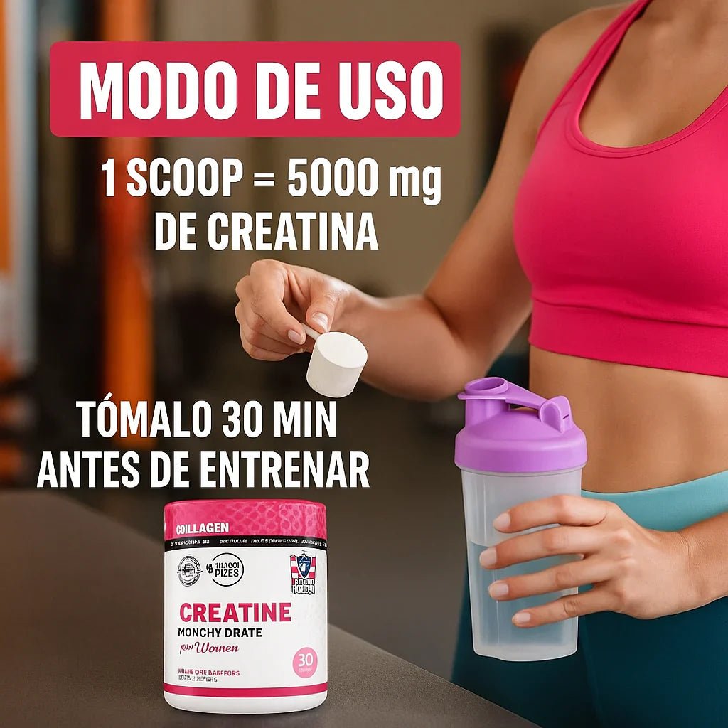 Old School Labs creatina para mujer - OMNYA GO FIT