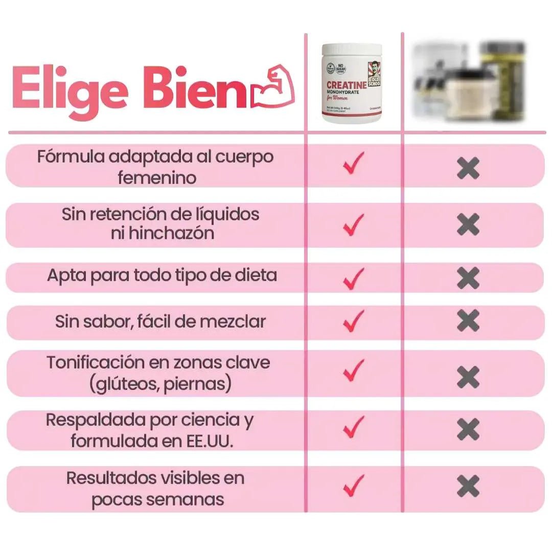 Old School Labs creatina para mujer - OMNYA GO FIT