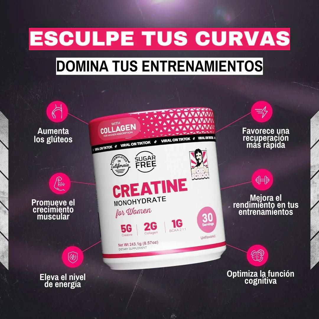 Old School Labs creatina para mujer - OMNYA GO FIT