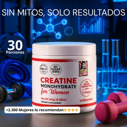 Old School Labs creatina para mujer - OMNYA GO FIT